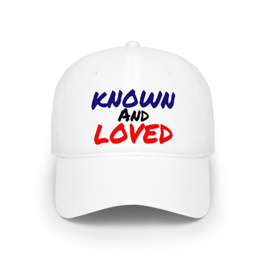 Known and Loved Baseball Cap — Casual Adjustable Hat with Bold Script