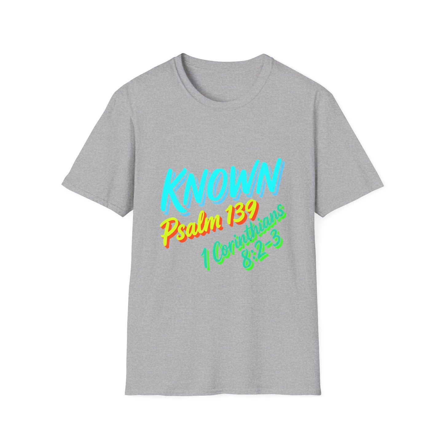 Psalm 139 "Known" T-Shirt — Christian Faith Graphic Tee