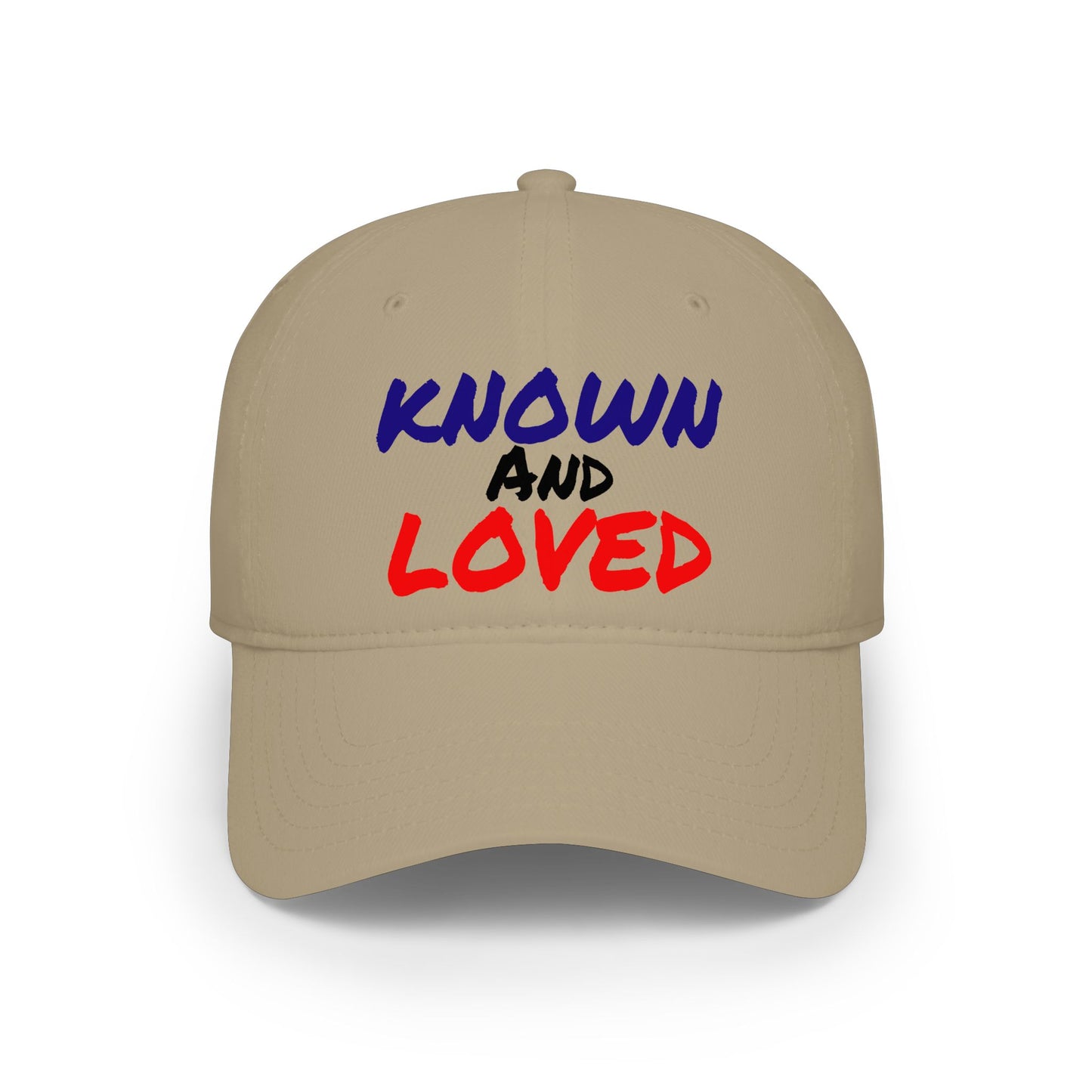 Known and Loved Baseball Cap — Casual Adjustable Hat with Bold Script