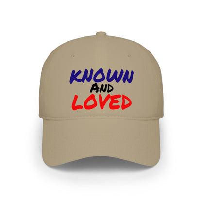 Known and Loved Baseball Cap — Casual Adjustable Hat with Bold Script