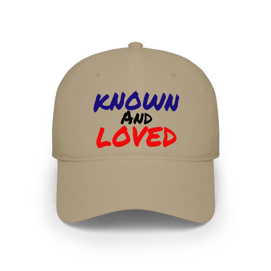 Known and Loved Baseball Cap — Casual Adjustable Hat with Bold Script