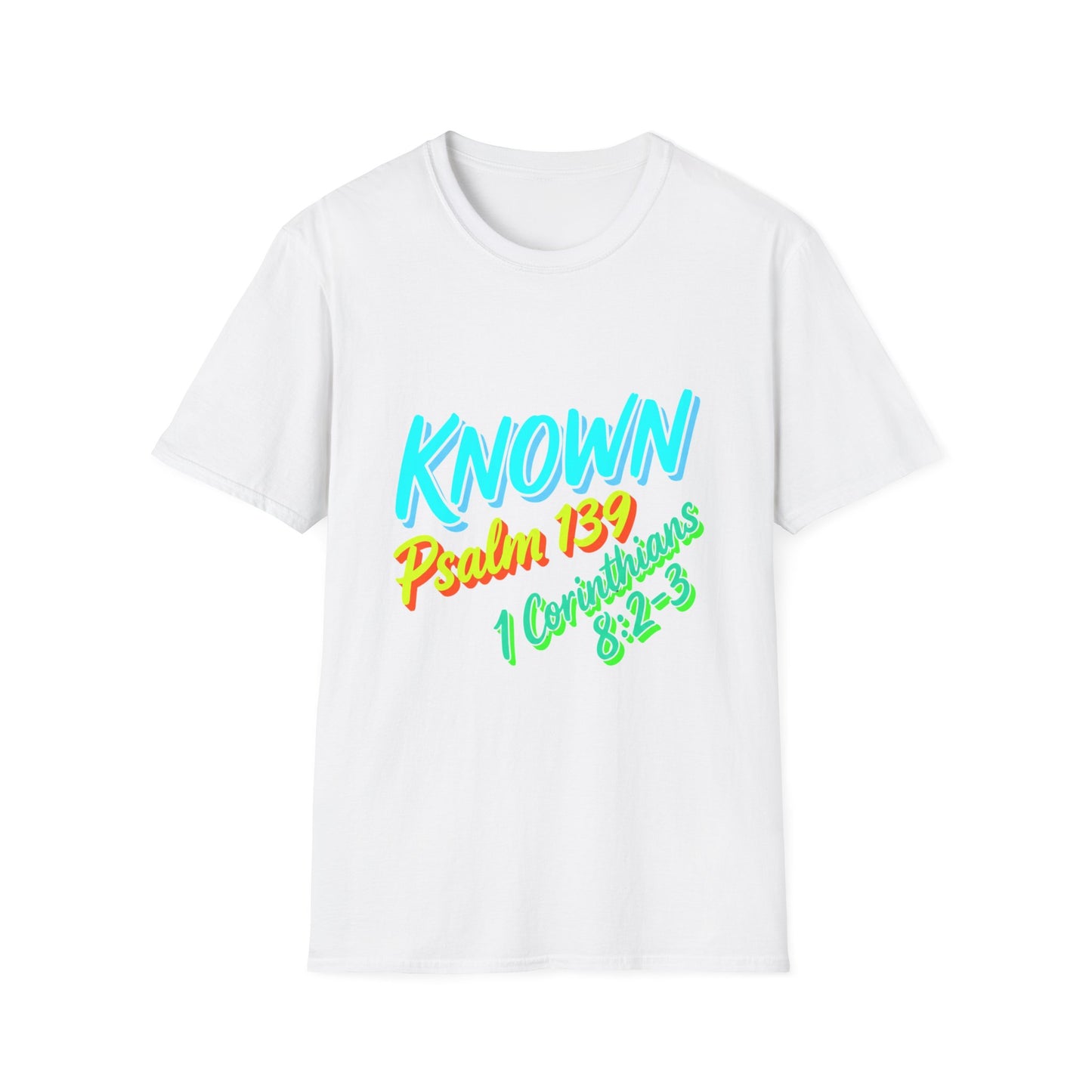 Psalm 139 "Known" T-Shirt — Christian Faith Graphic Tee
