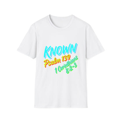 Psalm 139 "Known" T-Shirt — Christian Faith Graphic Tee
