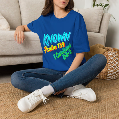 Psalm 139 "Known" T-Shirt — Christian Faith Graphic Tee
