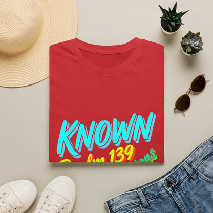 Psalm 139 "Known" T-Shirt — Christian Faith Graphic Tee