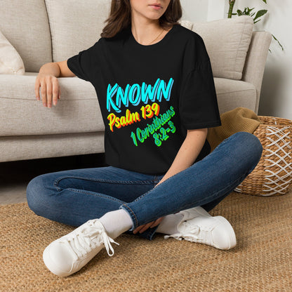 Psalm 139 "Known" T-Shirt — Christian Faith Graphic Tee