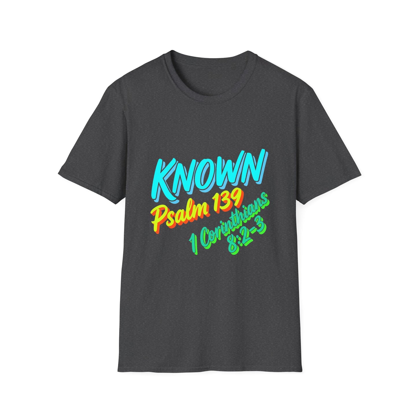 Psalm 139 "Known" T-Shirt — Christian Faith Graphic Tee