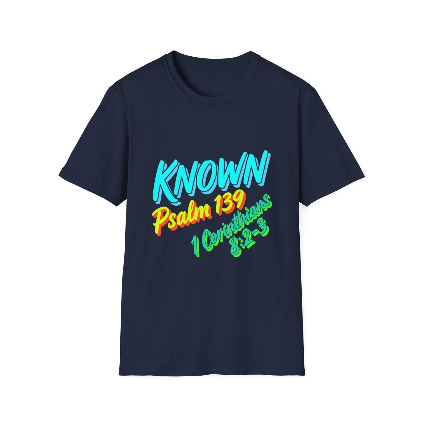 Psalm 139 "Known" T-Shirt — Christian Faith Graphic Tee