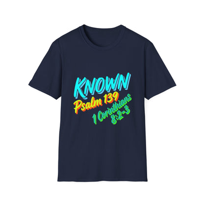 Psalm 139 "Known" T-Shirt — Christian Faith Graphic Tee
