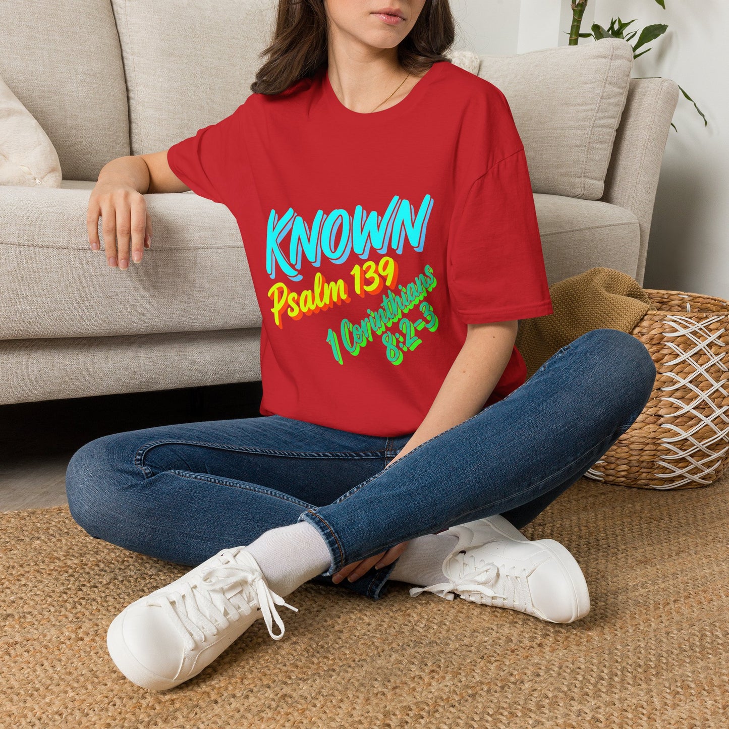 Psalm 139 "Known" T-Shirt — Christian Faith Graphic Tee