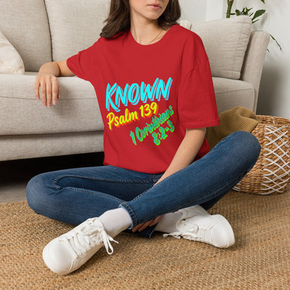 Psalm 139 "Known" T-Shirt — Christian Faith Graphic Tee