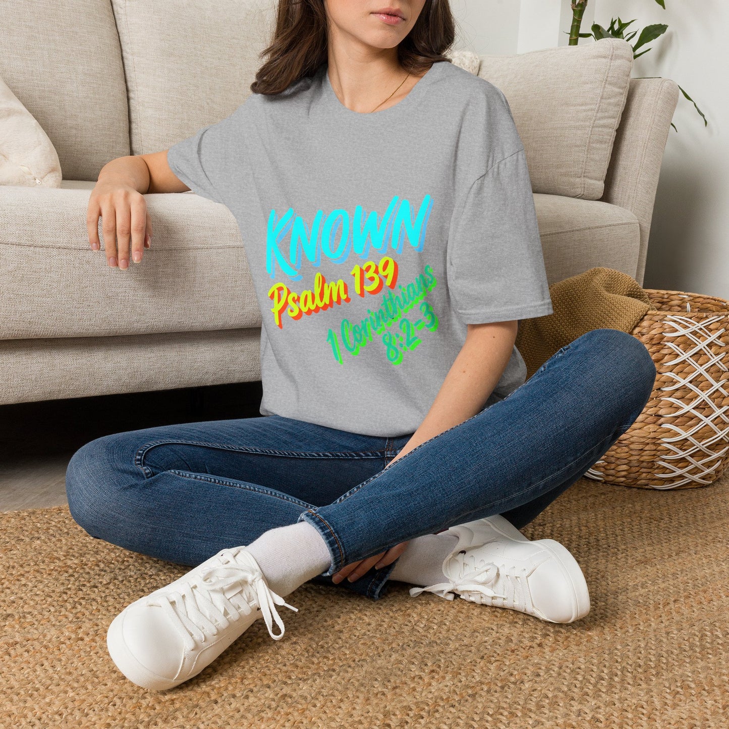 Psalm 139 "Known" T-Shirt — Christian Faith Graphic Tee