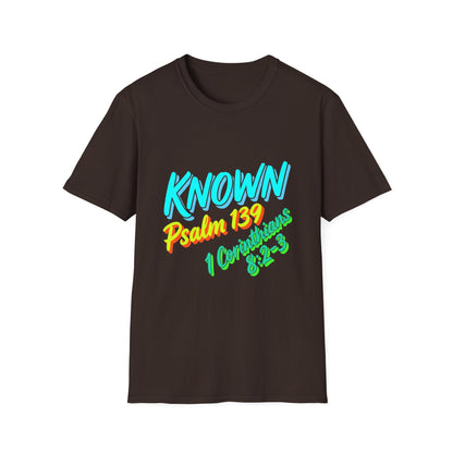 Psalm 139 "Known" T-Shirt — Christian Faith Graphic Tee