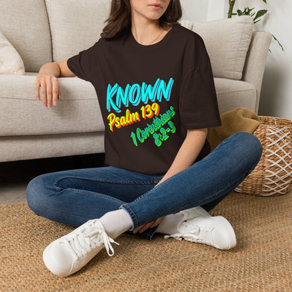 Psalm 139 "Known" T-Shirt — Christian Faith Graphic Tee