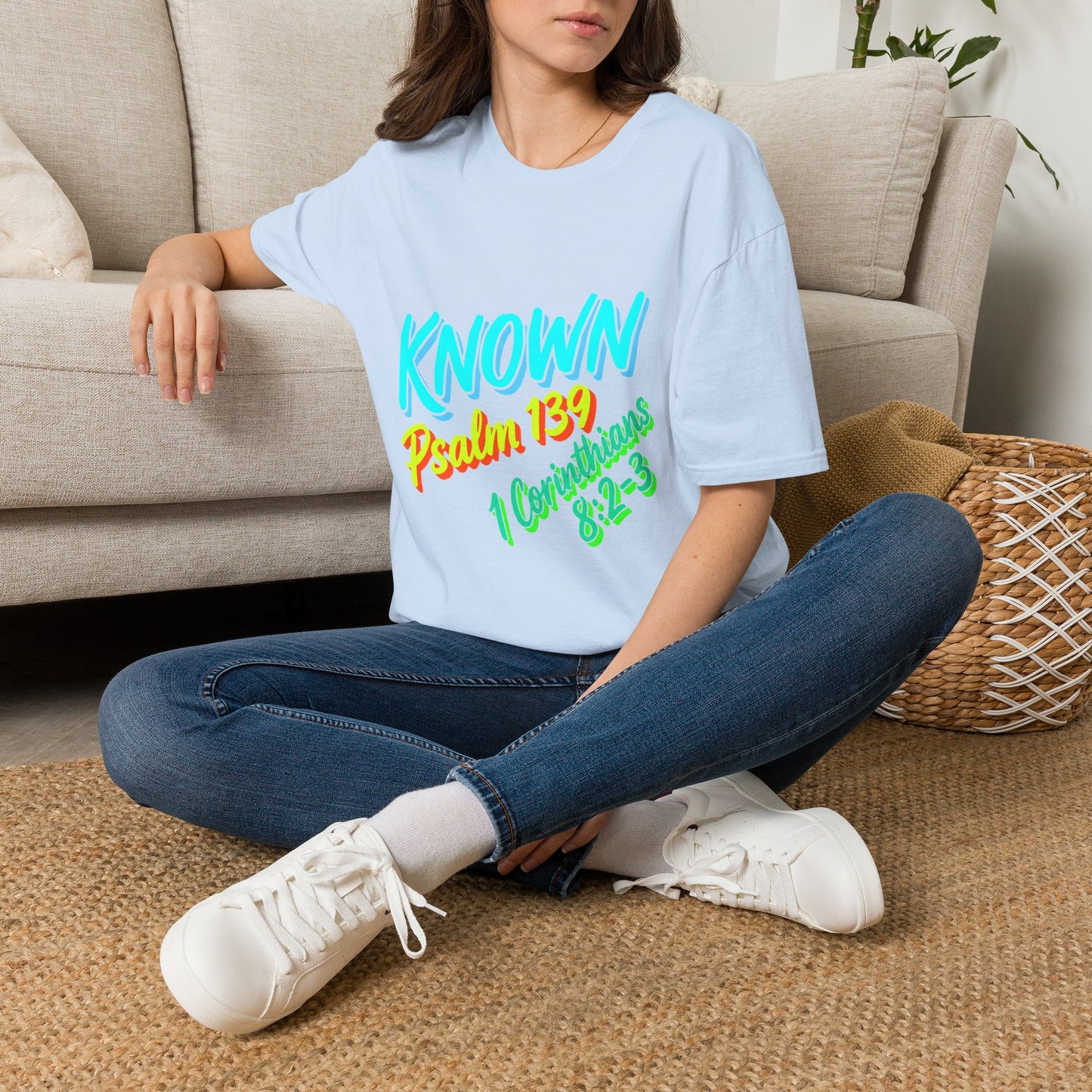 Psalm 139 "Known" T-Shirt — Christian Faith Graphic Tee