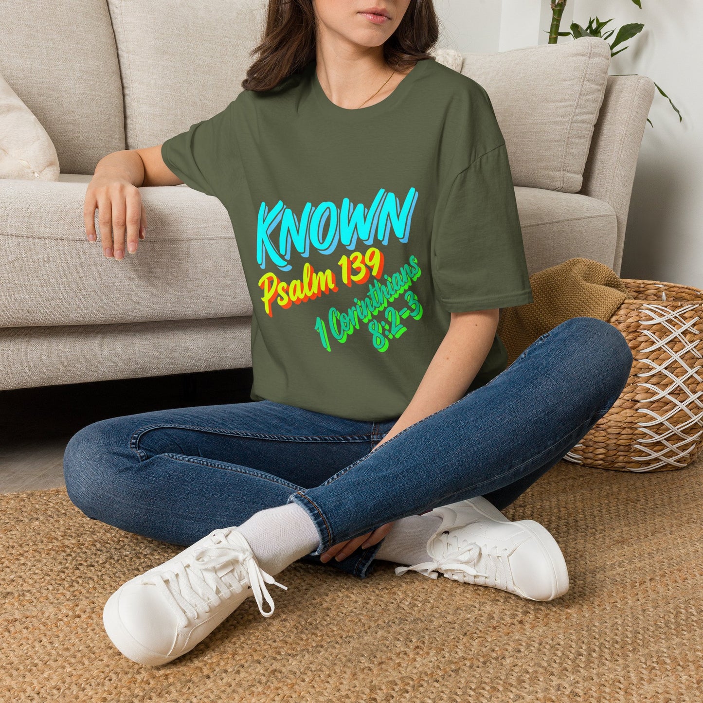 Psalm 139 "Known" T-Shirt — Christian Faith Graphic Tee