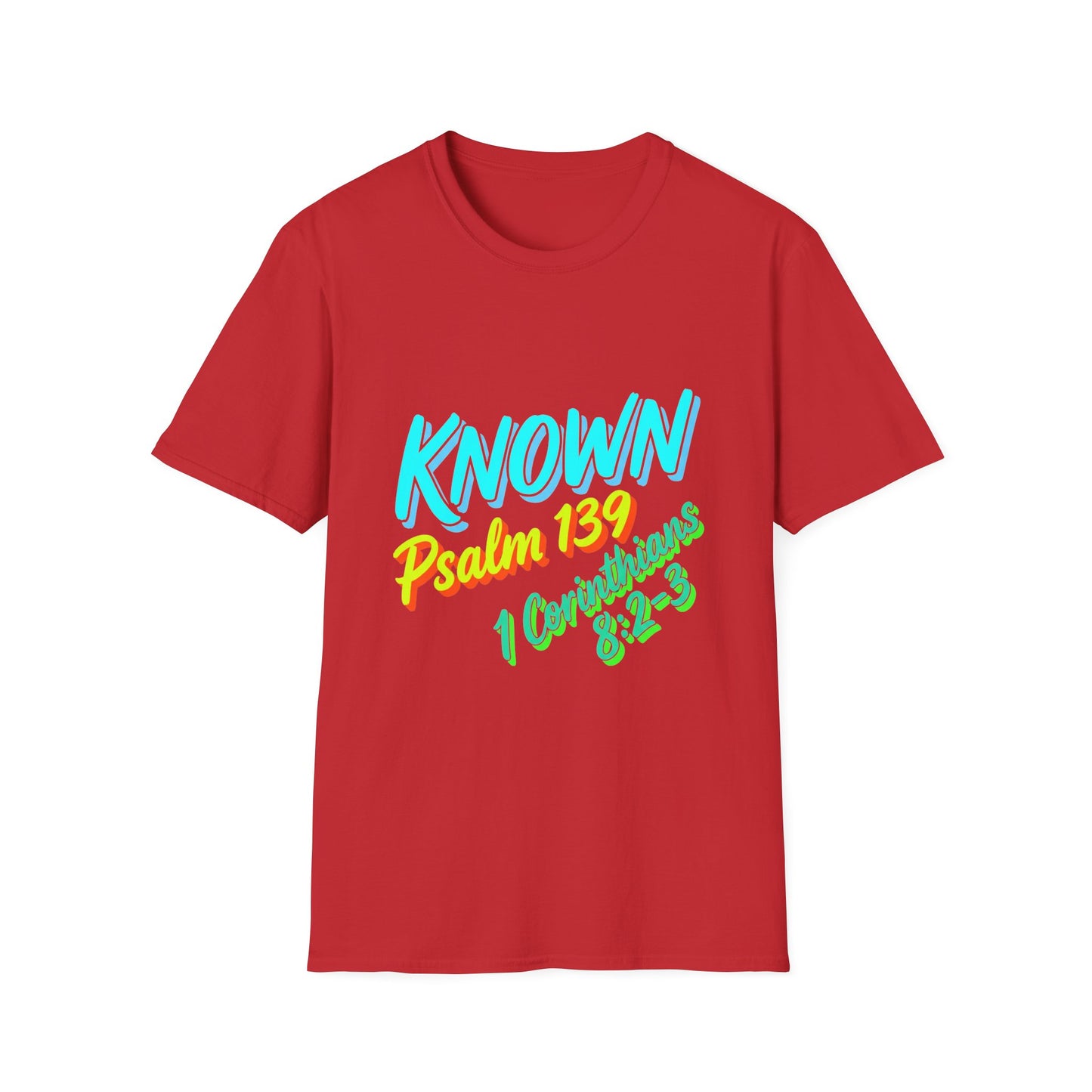Psalm 139 "Known" T-Shirt — Christian Faith Graphic Tee