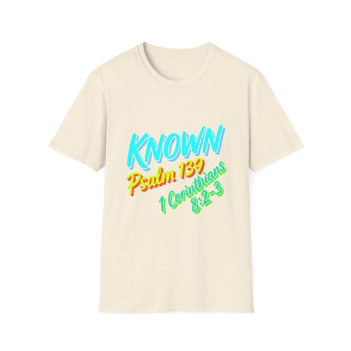 Psalm 139 "Known" T-Shirt — Christian Faith Graphic Tee