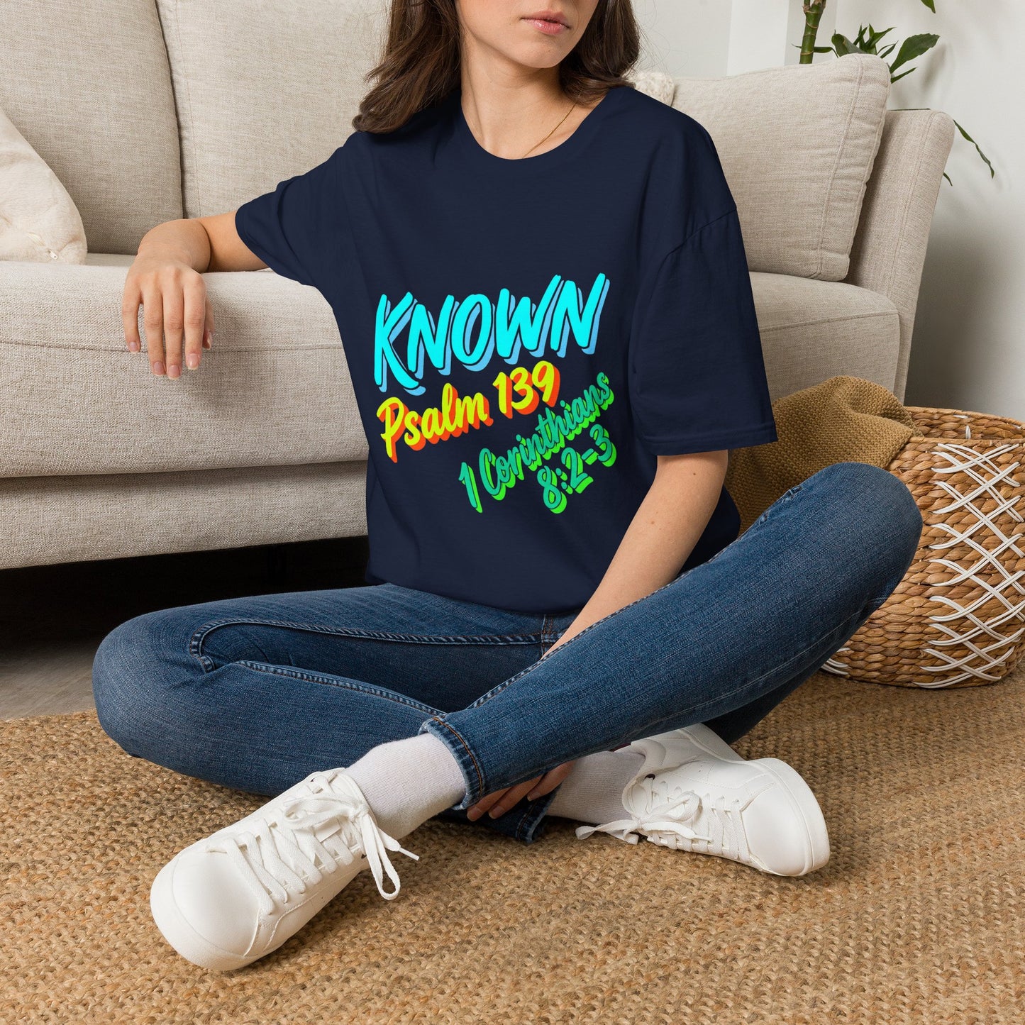 Psalm 139 "Known" T-Shirt — Christian Faith Graphic Tee